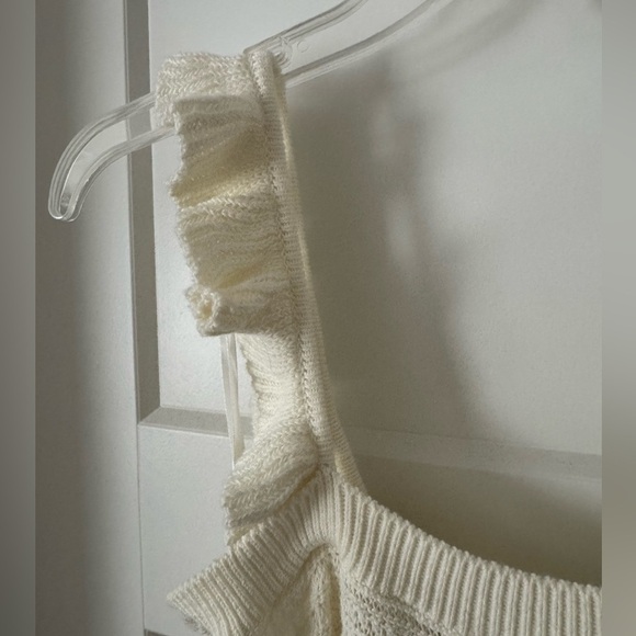 7 for all mankind crochet crop tank - Picture 5 of 6